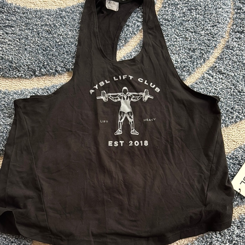 Black AYBL Lift Club Tank Top